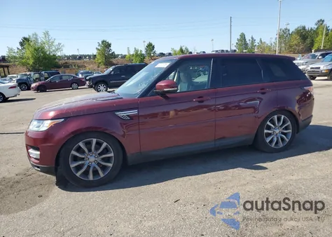 2016 Land Rover Range Rover Sport Hse z USA, uszkodzony, nr VIN SALWR2VF6GA548395